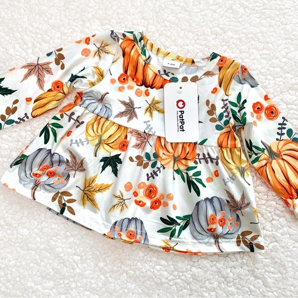 NWT PatPat Fall Autumn Long Sleeve Top